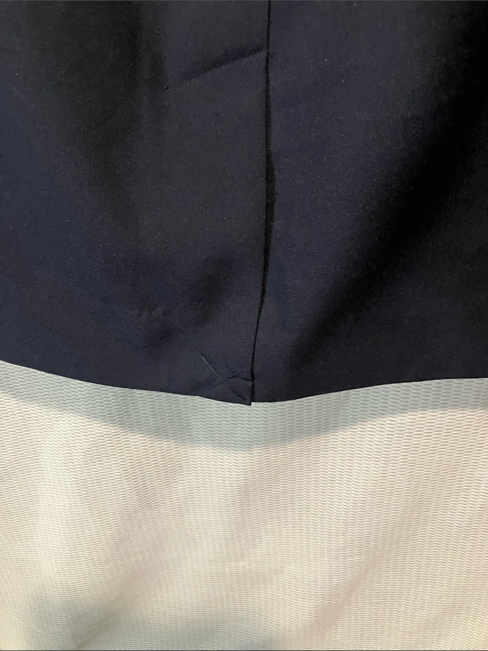 Structured Navy Pencil Skirt for Women - Professional Office Wear - Picture 9 of 12